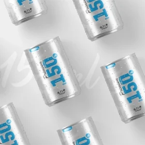 Free 150ml Soda Can Mockup (PSD)