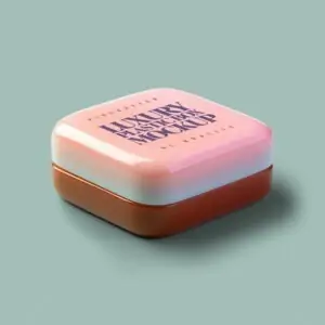 Free Square Plastic Lunch Box Mockup (PSD)