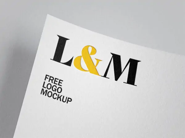 Free Business Card Logo Mockup (PSD)