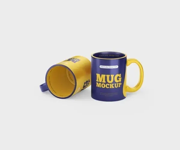 Free  Matte Coffee Mug Mockup (PSD)