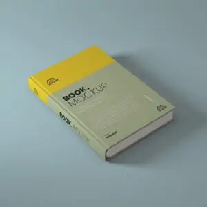 Free Side View Book Mockup (PSD)